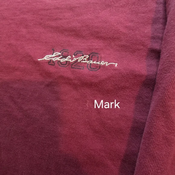 Eddie Bauer Maroon Crewneck Sweatshirt - Picture 6 of 10